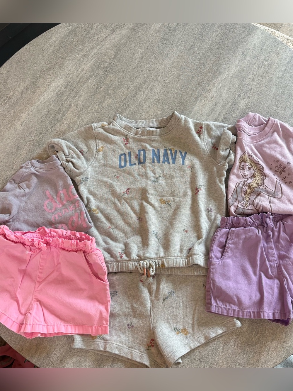 6 PIECE TODDLER SHORTS BUNDLE (3 OUTFITS) SZ 2T-3T